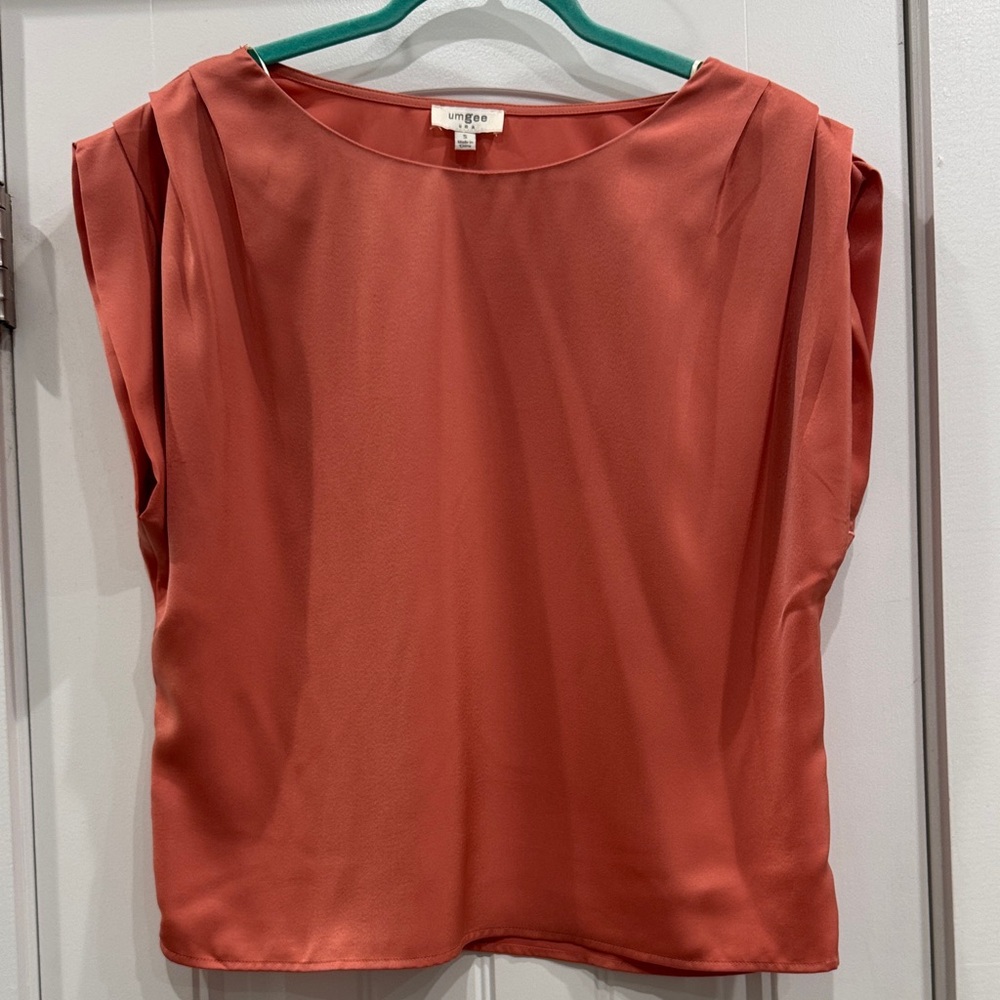Umgee Salmon Butter Soft Blouse